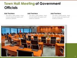 Townhall Executive Conference Government Presentation