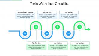 Toxic Workplace Checklist In Powerpoint And Google Slides Cpb