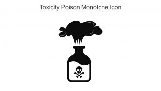 Toxicity Poison Monotone Icon In Powerpoint Pptx Png And Editable Eps Format