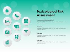 Toxicological risk assessment ppt powerpoint presentation infographics portfolio