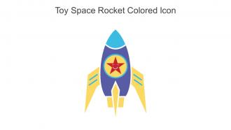 Toy Space Rocket Colored Icon In Powerpoint Pptx Png And Editable Eps Format