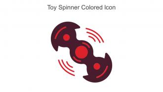 Toy Spinner Colored Icon In Powerpoint Pptx Png And Editable Eps Format