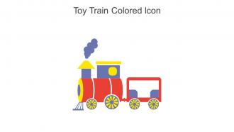 Toy Train Colored Icon In Powerpoint Pptx Png And Editable Eps Format
