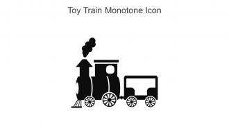 Toy Train Monotone Icon In Powerpoint Pptx Png And Editable Eps Format