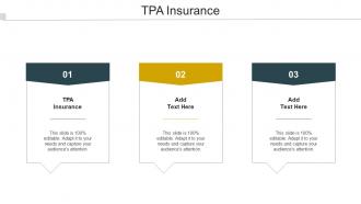 TPA Insurance Ppt Powerpoint Presentation Gallery Good Cpb