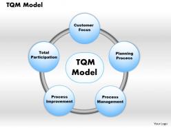 Tqm model powerpoint presentation slide template