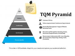 Tqm pyramid ppt diagrams