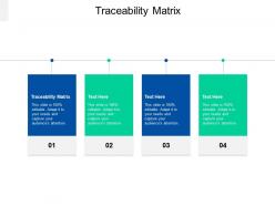 Traceability matrix ppt powerpoint presentation file picture cpb