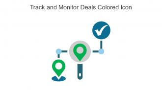 Track And Monitor Deals Colored Icon In Powerpoint Pptx Png And Editable Eps Format