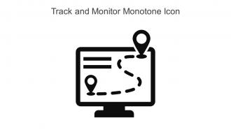 Track And Monitor Monotone Icon In Powerpoint Pptx Png And Editable Eps Format