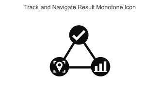 Track And Navigate Result Monotone Icon In Powerpoint Pptx Png And Editable Eps Format