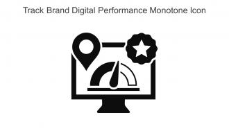 Track Brand Digital Performance Monotone Icon In Powerpoint Pptx Png And Editable Eps Format
