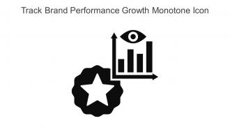 Track Brand Performance Growth Monotone Icon In Powerpoint Pptx Png And Editable Eps Format