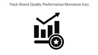 Track Brand Quality Performance Monotone Icon In Powerpoint Pptx Png And Editable Eps Format