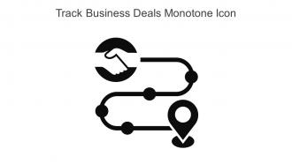 Track Business Deals Monotone Icon In Powerpoint Pptx Png And Editable Eps Format