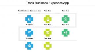 Track business expenses app ppt powerpoint presentation layouts objects cpb