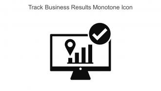 Track Business Results Monotone Icon In Powerpoint Pptx Png And Editable Eps Format