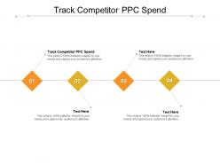 Track competitor ppc spend ppt powerpoint presentation styles guide cpb