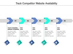 Track competitor website availability ppt powerpoint presentation template cpb