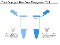 Track employee time event management tool sales process training cpb