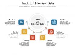 Track exit interview data ppt powerpoint presentation gallery brochure cpb