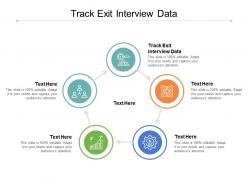 Track exit interview data ppt powerpoint presentation ideas maker cpb