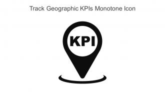 Track Geographic KPIs Monotone Icon In Powerpoint Pptx Png And Editable Eps Format