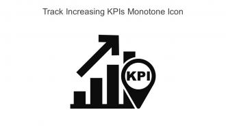 Track Increasing KPIs Monotone Icon In Powerpoint Pptx Png And Editable Eps Format