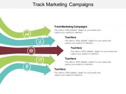 Track marketing campaigns ppt powerpoint presentation layouts visual aids cpb