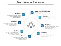 Track network resources ppt powerpoint presentation pictures clipart images cpb