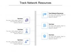 Track network resources ppt powerpoint presentation show vector cpb
