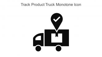 Track Product Truck Monotone Icon In Powerpoint Pptx Png And Editable Eps Format