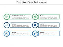 Track sales team performance ppt powerpoint presentation show images cpb