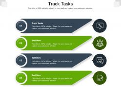 Track tasks ppt powerpoint presentation icon smartart cpb