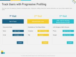 Track Users With Progressive Profiling Multi Channel Marketing Ppt Rules