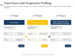 Track users with progressive profiling ppt powerpoint presentation icon pictures
