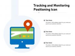 Tracking and monitoring positioning icon