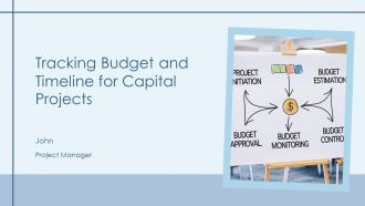 Tracking Budget And Timeline For Capital Projects PPT Graphics AT