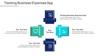 Tracking Business Expenses App Ppt Powerpoint Presentation Infographic Brochure Cpb