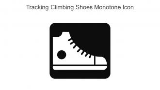 Tracking Climbing Shoes Monotone Icon In Powerpoint Pptx Png And Editable Eps Format