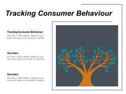 Tracking consumer behaviour ppt powerpoint presentation slides infographic template cpb