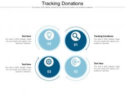 Tracking donations ppt powerpoint presentation file slide cpb