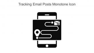 Tracking Email Posts Monotone Icon In Powerpoint Pptx Png And Editable Eps Format