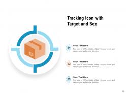Tracking Icon Information Scanning Landmark Shipment Exclamation Situation Monitoring