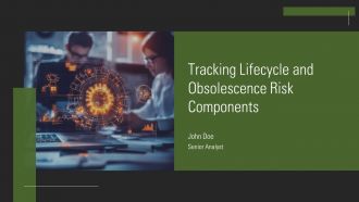 Tracking Lifecycle And Obsolescence Risk Components PPT Demonstration AT
