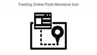 Tracking Online Posts Monotone Icon In Powerpoint Pptx Png And Editable Eps Format