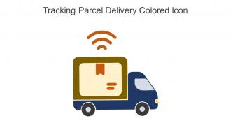Tracking Parcel Delivery Colored Icon In Powerpoint Pptx Png And Editable Eps Format