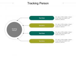 Tracking person ppt powerpoint presentation slides grid cpb