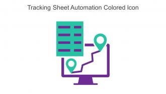 Tracking Sheet Automation Colored Icon In Powerpoint Pptx Png And Editable Eps Format