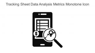 Tracking Sheet Data Analysis Metrics Monotone Icon In Powerpoint Pptx Png And Editable Eps Format